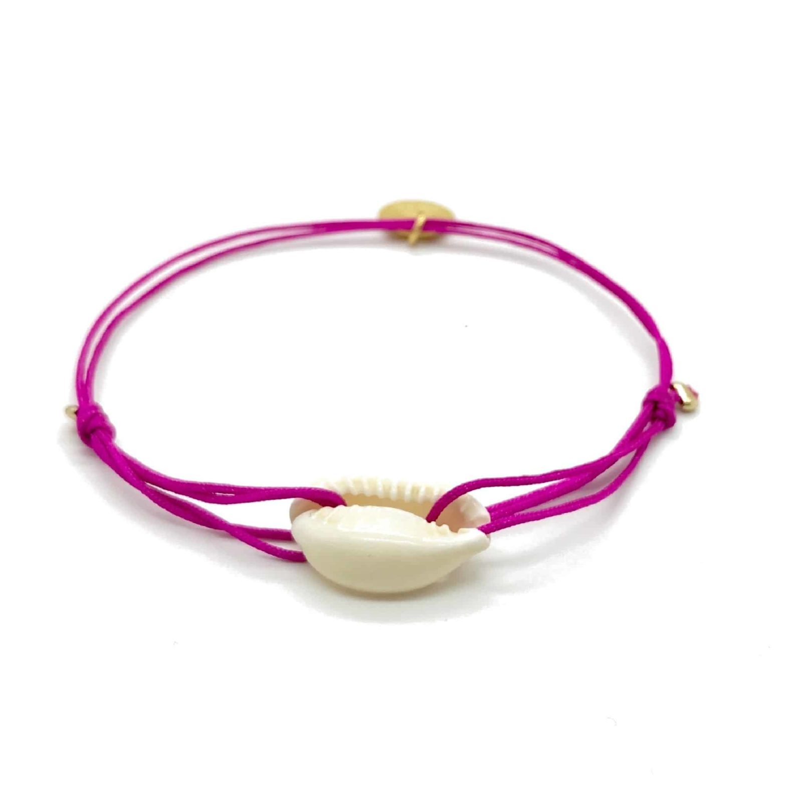 Munich Jewels Armband Isarsommer Pink mit Kauri Muschel