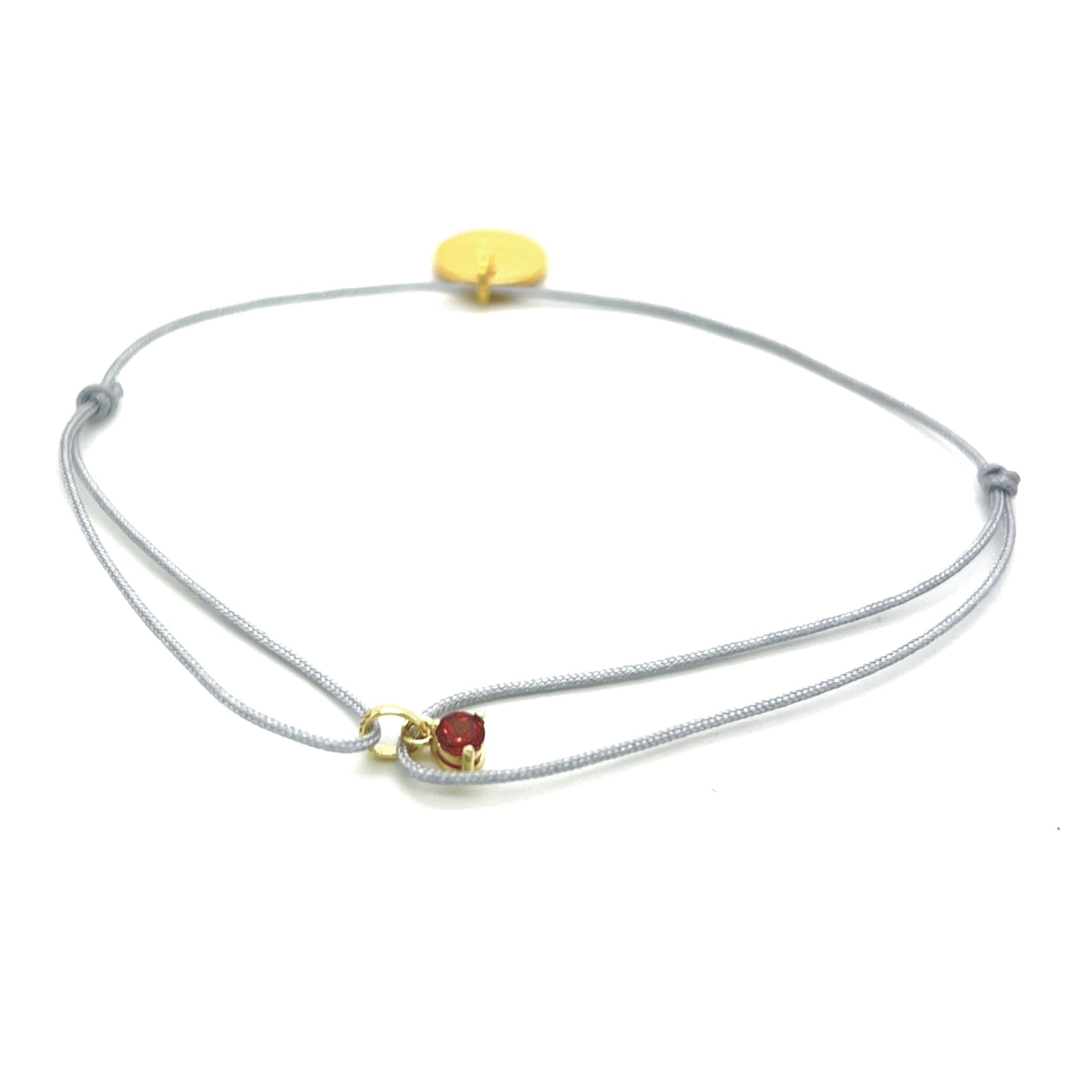 Armband Birthstone Rubin